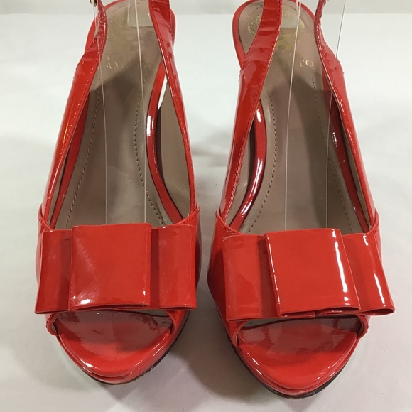 Vince Camuto Red Slingback Sandals - Picture 3 of 14